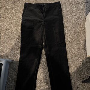 Ann Taylor Classic Black Velvet Trousers